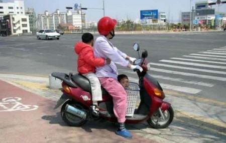 Moped Baby Carrier
