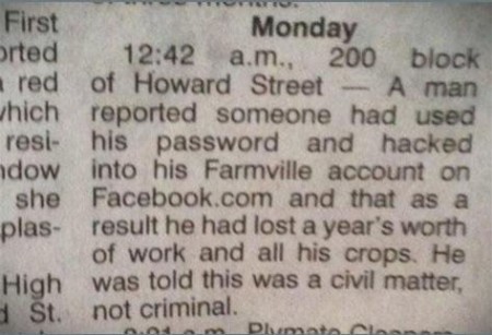 Farmville Thief