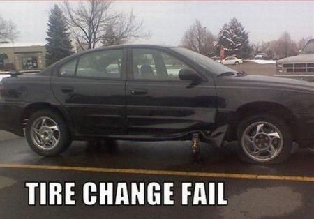 Tire Change Fail