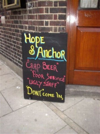 Funny Pub Sign