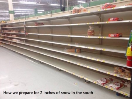 Southern Snow Preperations
